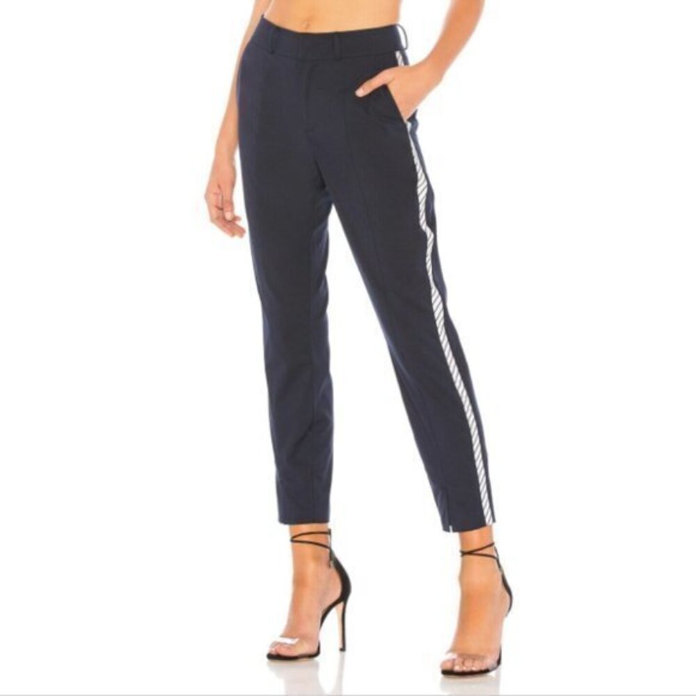 Joie NWOT Brookley Side Stripe Ankle Pant in Midnight- Size 10